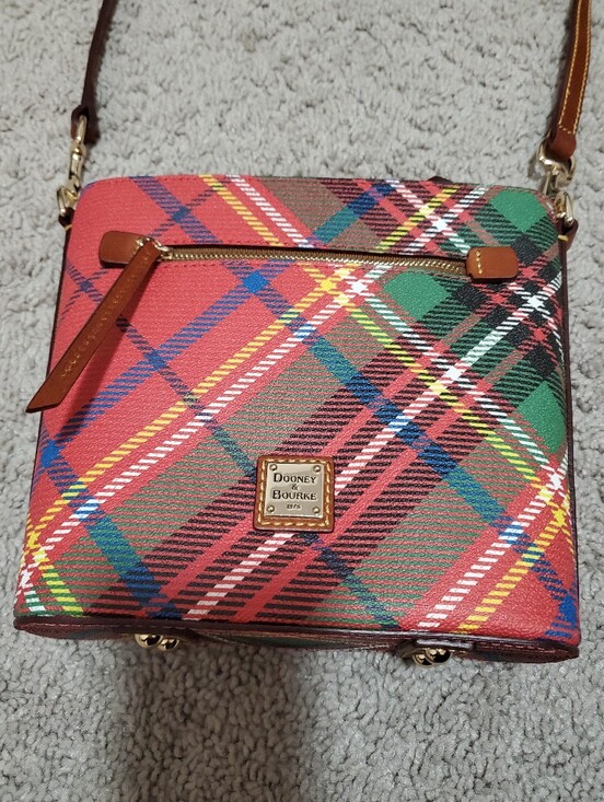 Dooney & Bourke Handbags - Dooney And Bourke Tartan Small Crossbody Bag